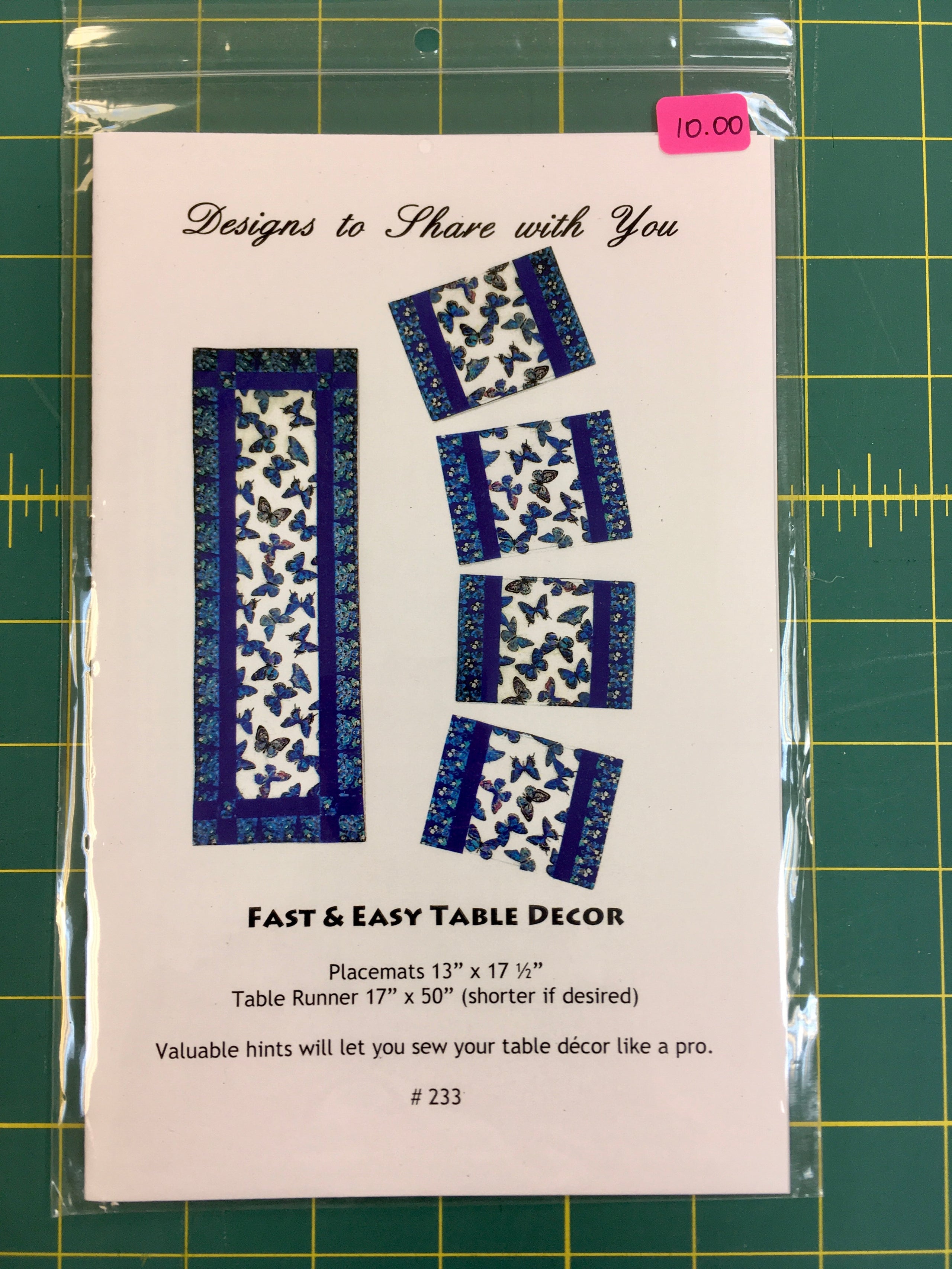 Fast & Easy Table Decor Sunday Best Quiltworks