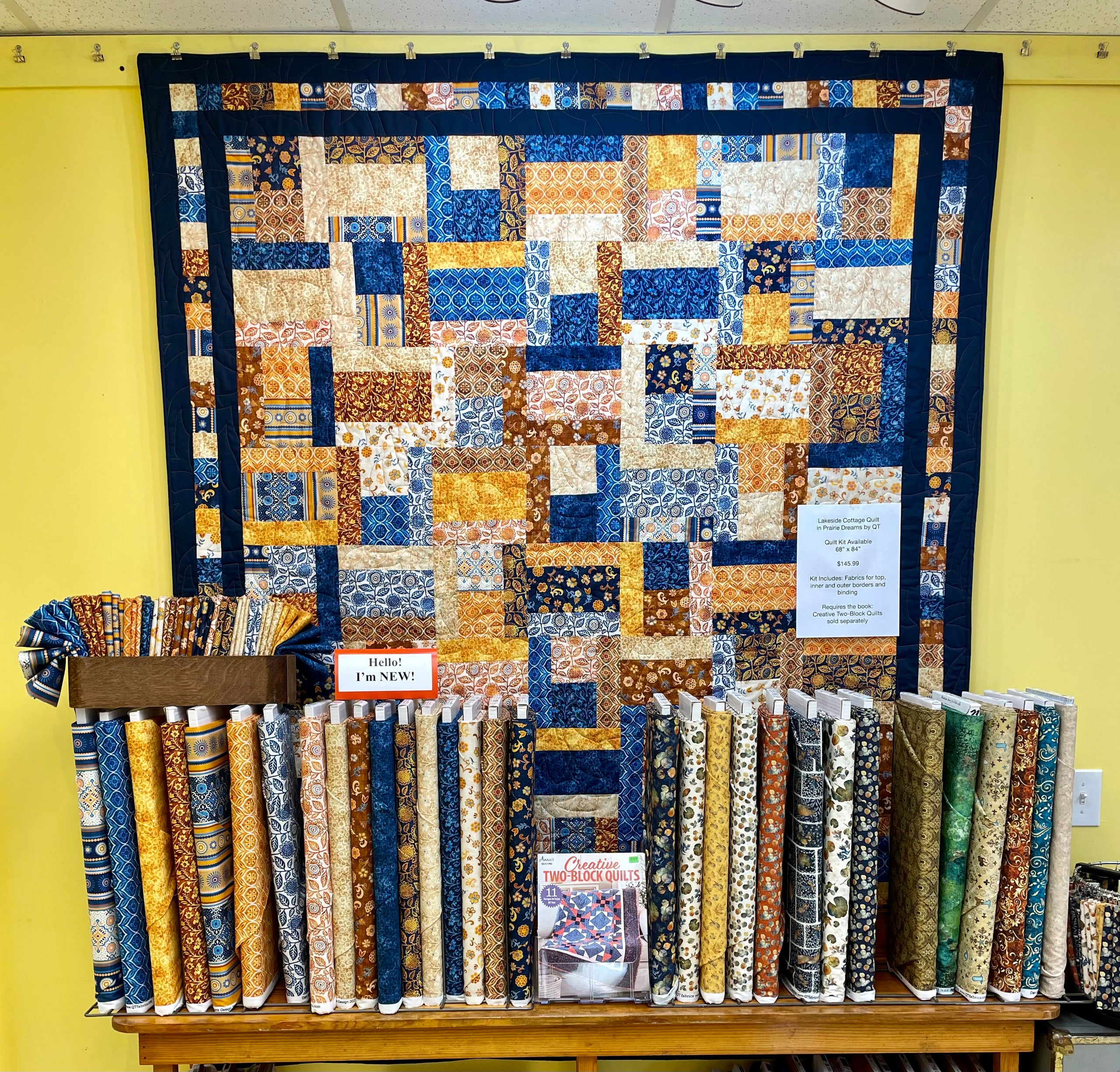 Lakeside Cottage Quilt Kit Sunday Best Quiltworks